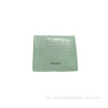 Kleine hellgrüne weibliche Brieftasche